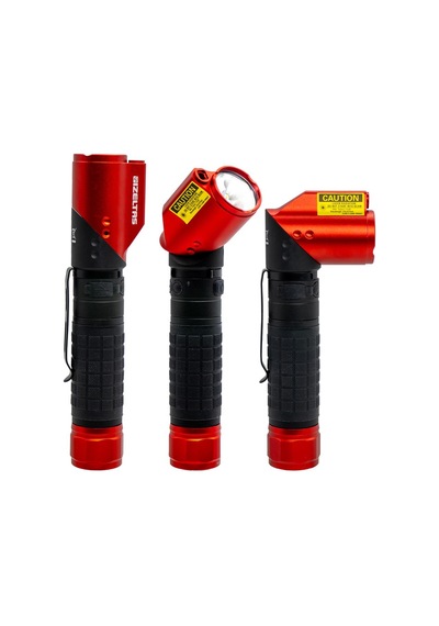 İzeltaş Pro Led Şarjlı Lazer Pointer/uv El Feneri 1000 Lm Kırmızı - Siyah