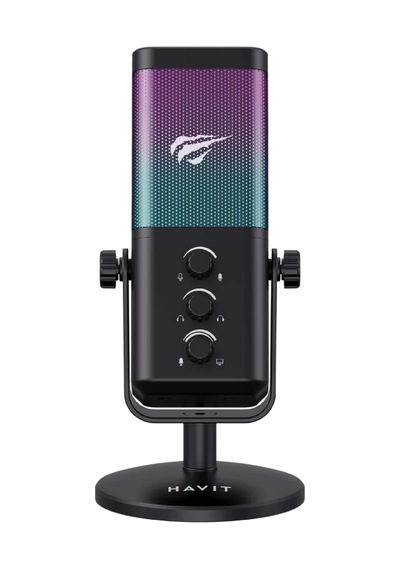 Havit Gk65 Rgb Profesyonel Yayıncı Mikrofonu 192khz 24bit Hi-fi Mfmfhvt0018