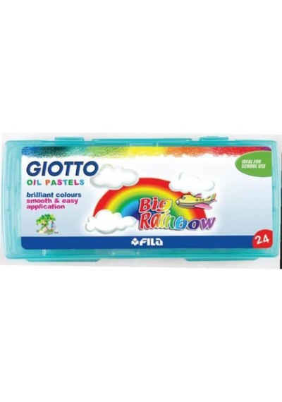 Fila Giotto Pastel Boya/Gıotto/Big Rainbow/Plastik Çantalı/24 Renk