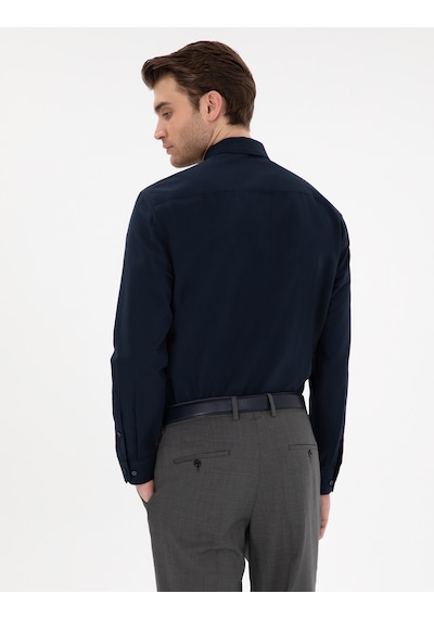 Pierre Cardin Erkek Lacivert Gömlek Basic 50307198-vr033 Lacivert