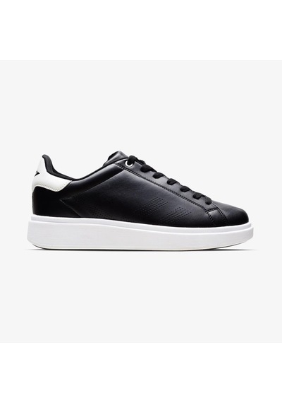 Lescon Loyal Siyah Beyaz Comfort Casual Anatomik Günlük Spor Ayakkabı Siyah