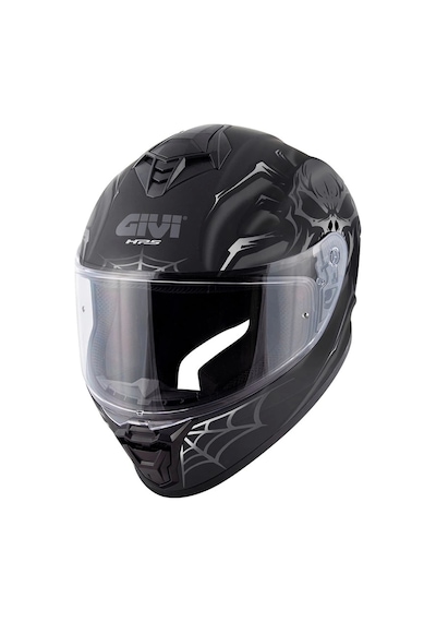 50.x Arachno Mat Siyah-gri Kask Çok Renkli