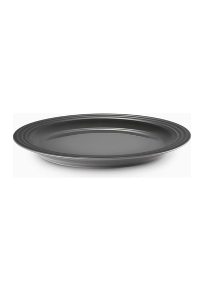 Le Creuset Klasik Dayanıklı Tasarım Seramik Yemek Tabağı 27 Cm Koyu Gri