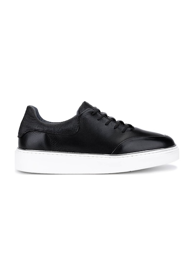 Tamer Tanca Erkek Hakiki Deri Siyah Sneakers & Spor Ayakkabı 530 1275 Erk Ayk Sk25-26 Sıyah Siyah
