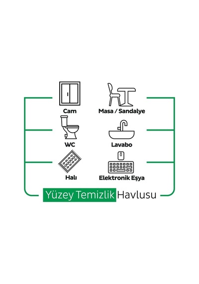 Sleepy Easy Clean Yüzey Temizlik Havlusu 100 Yaprak X 12 Adet Tekli
