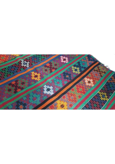 Antika Selendi Kilim 70 Yıllık El Dokuma Yün Halı 180x365 Cm