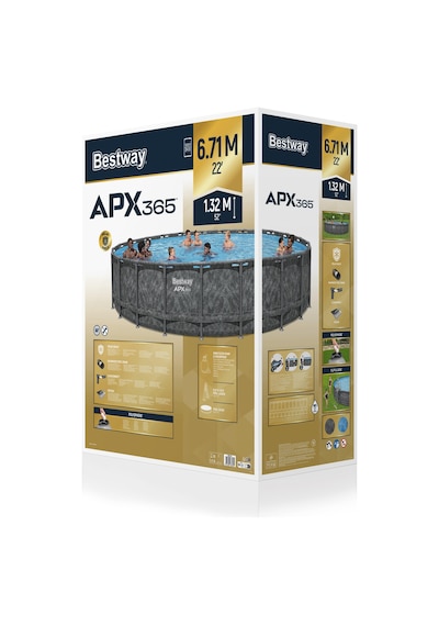 Bestway Apx 365 561jz Çember Prefabrik Havuz Seti 6,71 M X 1,32 M