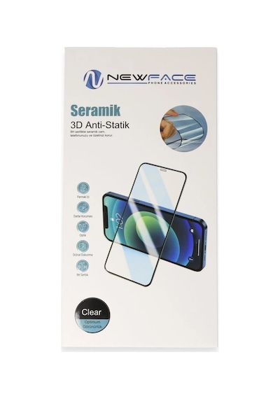 Apple İphone 13 3d Antistatik Seramik Nano Ekran Koruyucu