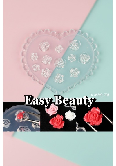 Nail Art Charm Silikon Kalıp Nail Art Desen Kalıbı, Charm Tırnak Süsleme 3d Silikon Kalıp 23