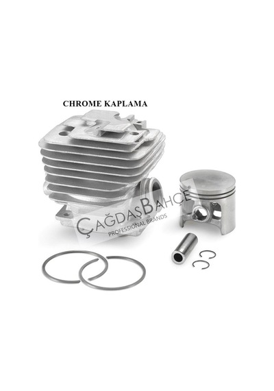 Stihl Ms341 / Ms361 Testere Chrome Silindir Piston Seti 47 Mm