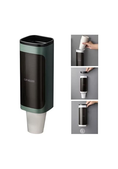 Sn-27109 Kendinden Yapışkanlı Plastik - Karton Bardak Dispenseri Renkli