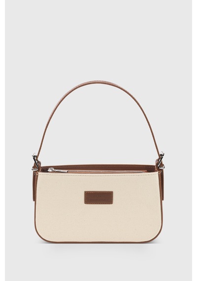 Housebags Soft Krem Tokalı Baguette Bag Soft Krem