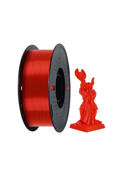 Şeffaf Kırmızı Petg Filament 1.75 Mm 1 Kg - Kıngroon Basic