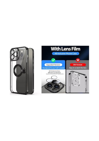 Apple Uyumlu iPhone 11 Kilif 5D Kamera Ve Lens Korumali Plating Logo Cut Case 558235732