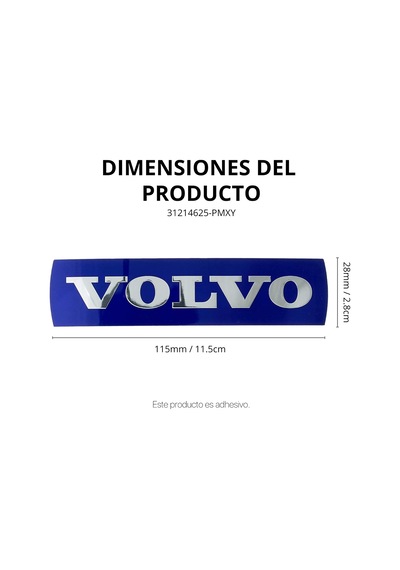 Volvo Emblem Logo Radyatör Izgarası V40 V50 V60 V70 Xc40 Xc60 Xc70 Xc90 S40 S60 S80 C30 C70 28x115mm