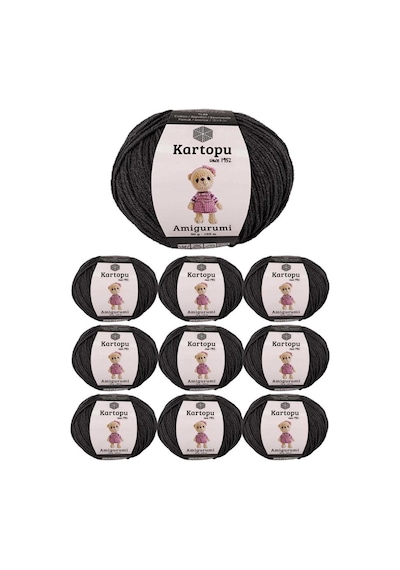 10 Adet Amigurumi El Örgü İpi 50gr 995
