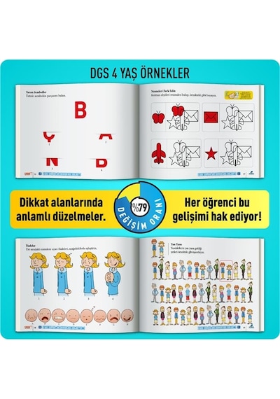 Dikkati Güçlendirme Seti - Anasınıfı - 4 Yaş - Osman Abalı - Adeda