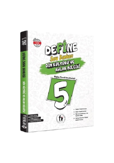 5. Sınıf Define Din Kültürü Soru Bankası Fi Yayınları