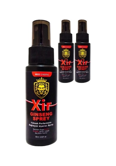 Süper Xir Ginseng Muzice 60 Ml 3 Adet Erkeğe Özel Karışım 3xeffect Sprey