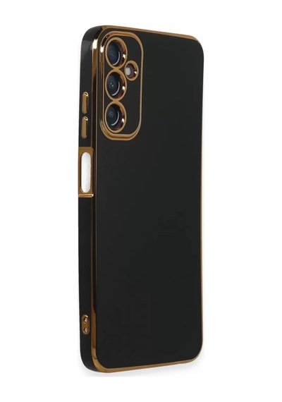 Newface Samsung Galaxy A05s Kılıf Volet Silikon - Siyah