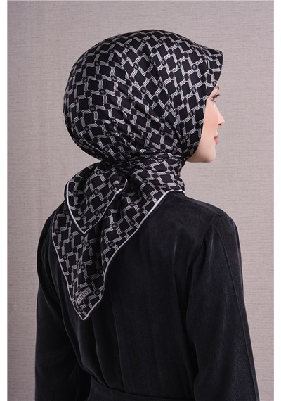 Armine Saf İpek Twill Eşarp 9636d 58 Lila Pembe