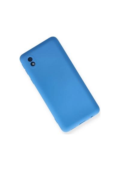 Samsung Galaxy A01 Core Kılıf Nano İçi Kadife Silikon - Mavi 0.2M-Çok Renkli