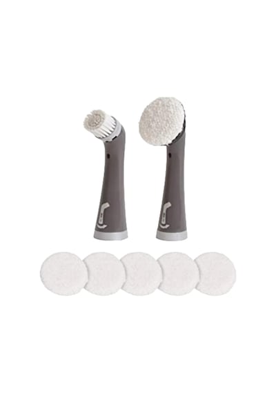 Power Scrubber Takmak Için Yumuşak Kıllar Ve 6 Mikrofiber Pedli Cırt Cırtlı Başlık Kablosuz Elektrikli Pille Ça Genel