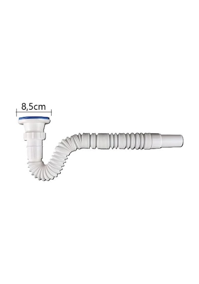 Güçlü Körüklü Geniş Sifon 85 32 Lüx Körüklü Inox Paslanmaz Çelik Süzgeç