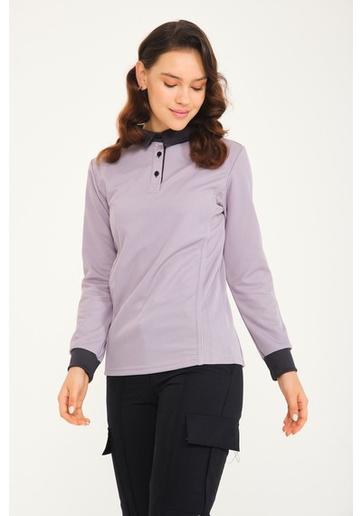 Yeni Tip Kamu Danışma Kışlık Kadın Sweatshirt Gri