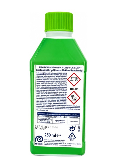 Lysol Çamaşır Makinesi Temizleyici Çam Ve Okaliptus Ferahlığı 250 Ml