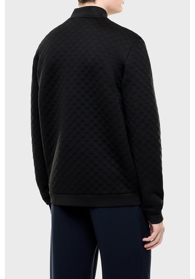 Ea7 Logolu Regular Fit Dik Yaka Fermuarlı Erkek Sweat Sweat 7m002246 Af26241 Uc001 Siyah