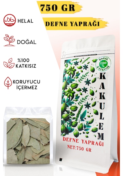 Kakulem Sertifikalı 750 Gr Yeni Mahsül Doğal Kurutulmuş Defne Yaprağı