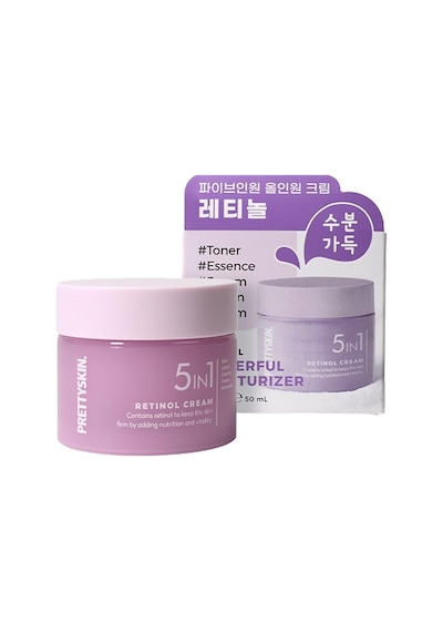Prettyskin 5in1 Retinol Nemlendirici Yüz Kremi 50ml