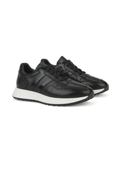 Ziya, Erkek Hakiki Deri Sneaker 1531026z315 Siyah 1531026z315 000 Siyah