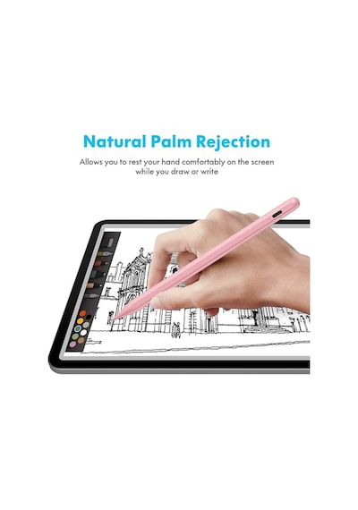 Apple Uyumlu iPad, 2018-2025 Pro11m4-air11m2-ip10/9/8/7/6-air5/4/3-mini6/5 İçin Avuç İçi Reddi Aktif Stylus Kalem