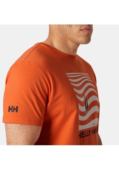 Helly Hansen Shoreline 3.0 Erkek Turuncu T-shirt Hha.54601 Turuncu