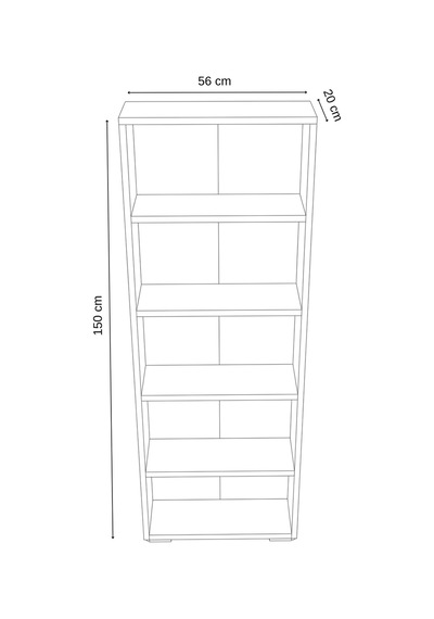 Atlas 150 Cm Dekoratif 5 Raflı Kitaplık Çok Amaçlı Raf Mutfak Rafı Kitaplık Antrasit Gri Atlas 150 Cm Dekoratif 5 Raflı Kitaplık Çok Amaçlı Raf Mutfak Rafı Kitaplık Antrasit Gri