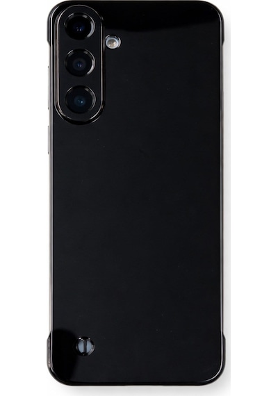 Samsung Galaxy S23 Fe Uyumlu Kamera Korumalı Yanları Açık Sararmaz Sert Mika Şeffaf Kılıf