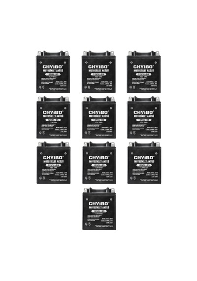 Chyibo 12n5l-bs 12v 5ah Motosiklet Aküsü 1 Koli 10 Adet 119 60 129