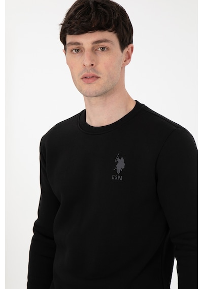 U.s. Polo Assn. Erkek Siyah Sweatshirt 50292596-vr046 Siyah