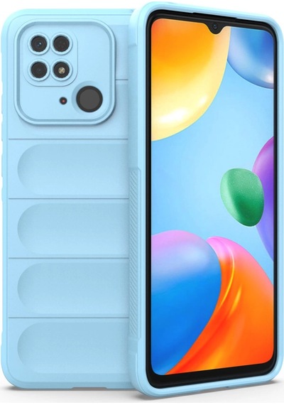 Xiaomi Redmi 10c Kılıf Optimum Silikon - Sky Blue