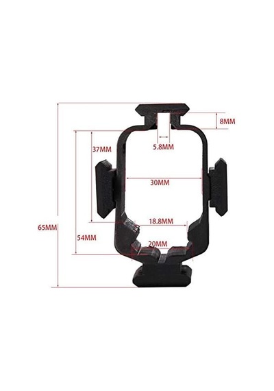 İçin Polimer Naylon Fener, Lazer Üst Ray 22mm