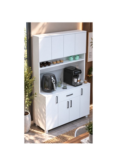 Nehir Kahve Köşesi Mutfak Dolabı Çok Amaçlı Dolap Beyaz - 885638163 Beyaz Nehir Kahve Köşesi Mutfak Dolabı Çok Amaçlı Dolap Beyaz - 885638163 Beyaz