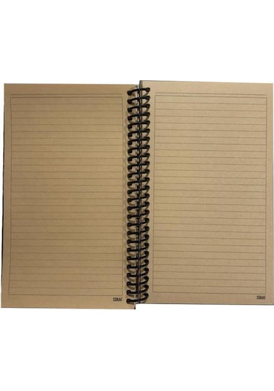 Tokaç 16x23 Kraft Spiralli Defter 100 Yp. Çizgili