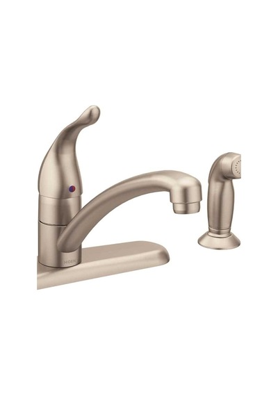 Moen 7430srs Chateau Tek Kollu Yan Püskürtücülü Düşük Ark Mutfak Diğer