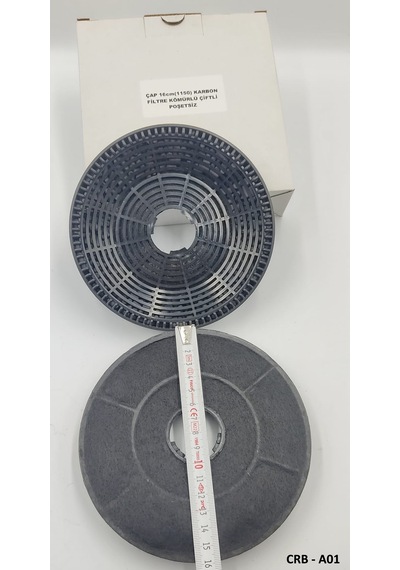 Çap 16cm Karbon Filtre Kömürlü Çiftli Crb - A01