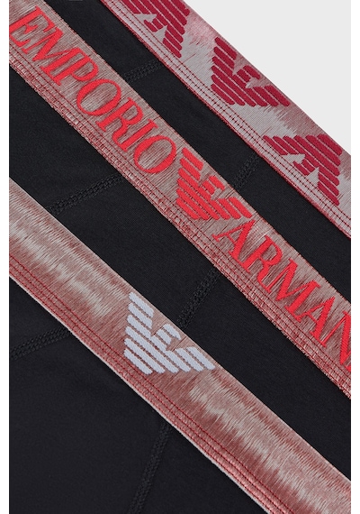 Emporio Armani Logolu 3 Pack Boxer Erkek Boxer Em000259 Af25020 Mc061 Siyah