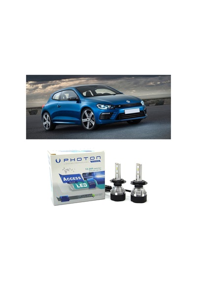 Vw Scirocco Kısa Far Ampulü H7 Access Yeni Seri Beyaz 2008-2017