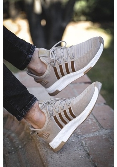 Ald Şerit Detaylı Kalın Taban Erkek Sneaker