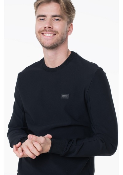 Guess M4yq09kcbl0 Tech Stretch Cn Erkek Sweatshirt Siyah